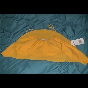 NWT Zaful Yellow Bikini top